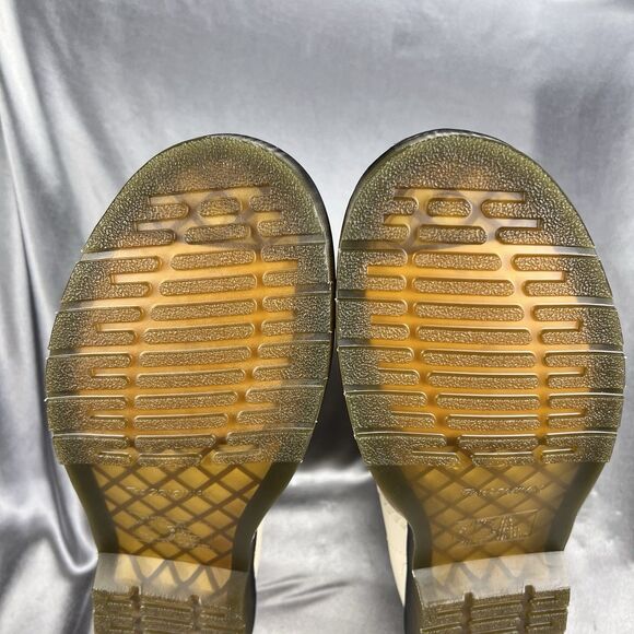 DR. Martens 1460 Boots Men's 14 Cream Combat Smooth Leather 31008 90's Grunge - Picture 15 of 17